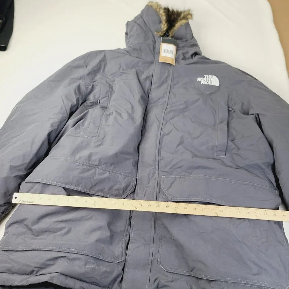 The North Face Men's Vanadis Gray Mc Murdo Smoked Pearl Snow‎ Parka Jacket Sz 5X